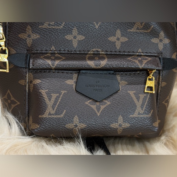 Louis Vuitton Monogram Mini Backpack in Dark Brown with Gold Hardware - Picture 9 of 17
